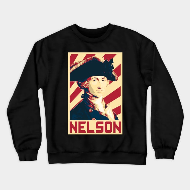 Horatio Nelson Retro Crewneck Sweatshirt by Nerd_art